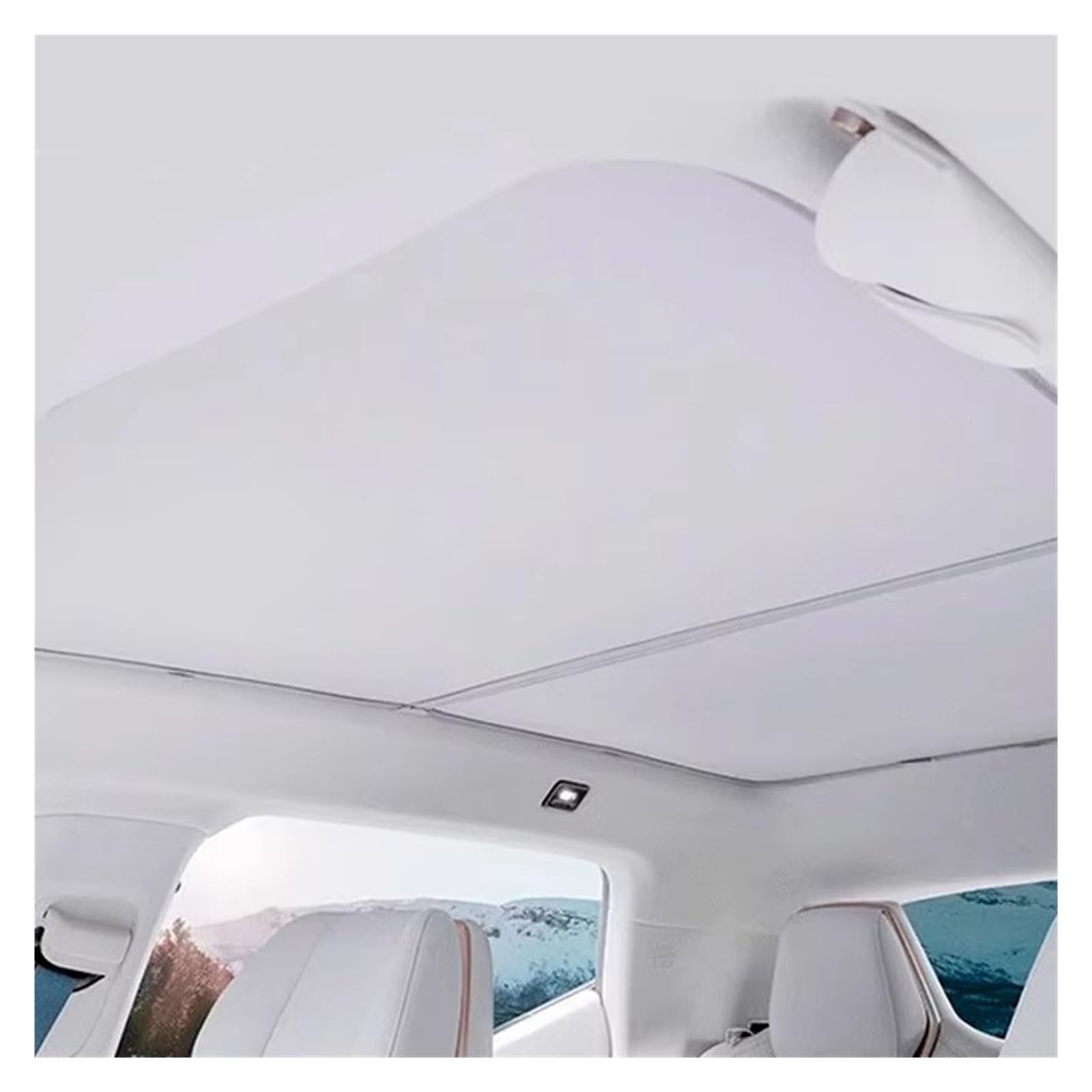 Parasol Luna de Coche Parasol para Techo corredizo Delantero y Trasero, Cortina para Xpeng G6 2024 2025 2026 Parasol Coche(C)