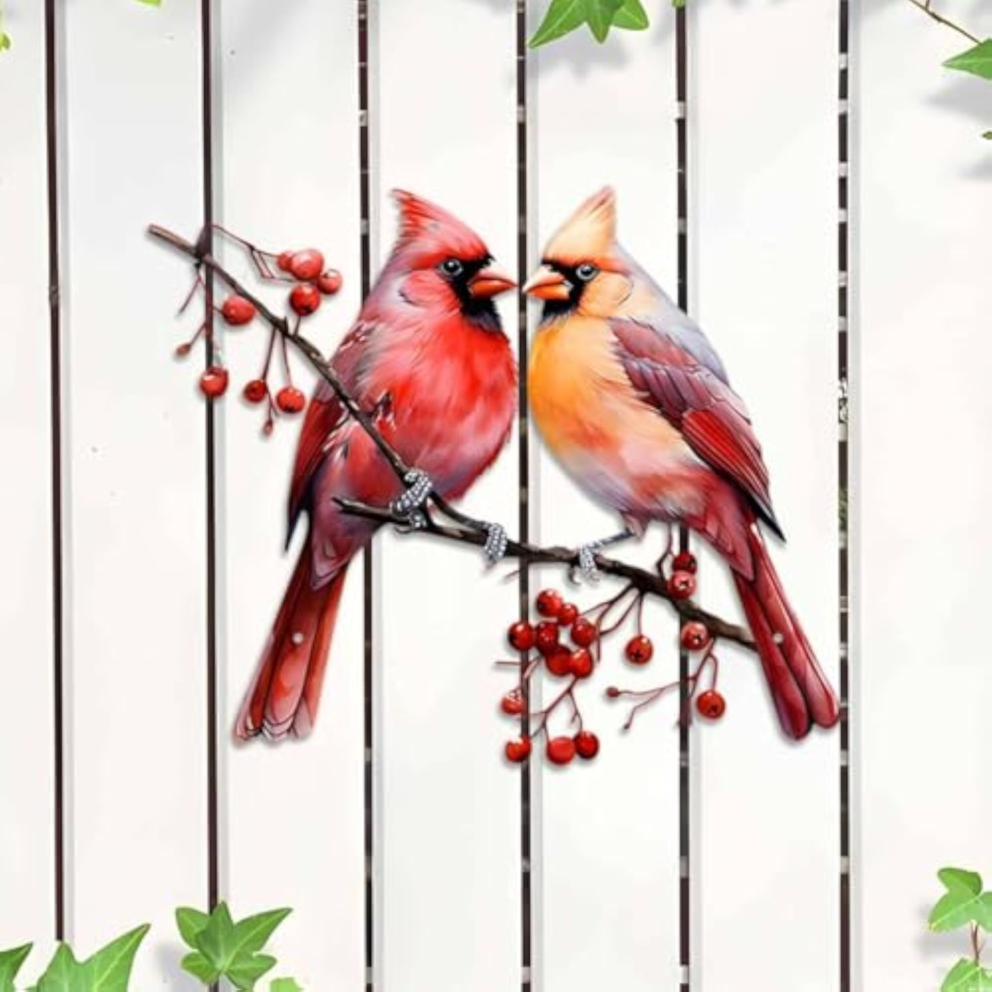 Songbird Avian Wall Decor, Colorful Design