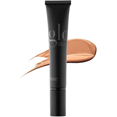 Glo Skin Beauty Satin Cream Foundation Makeup for Face, Beige Medium - Full Coverage, Semi Matte Finish, Conceal Blemishes & Even Skin Tone