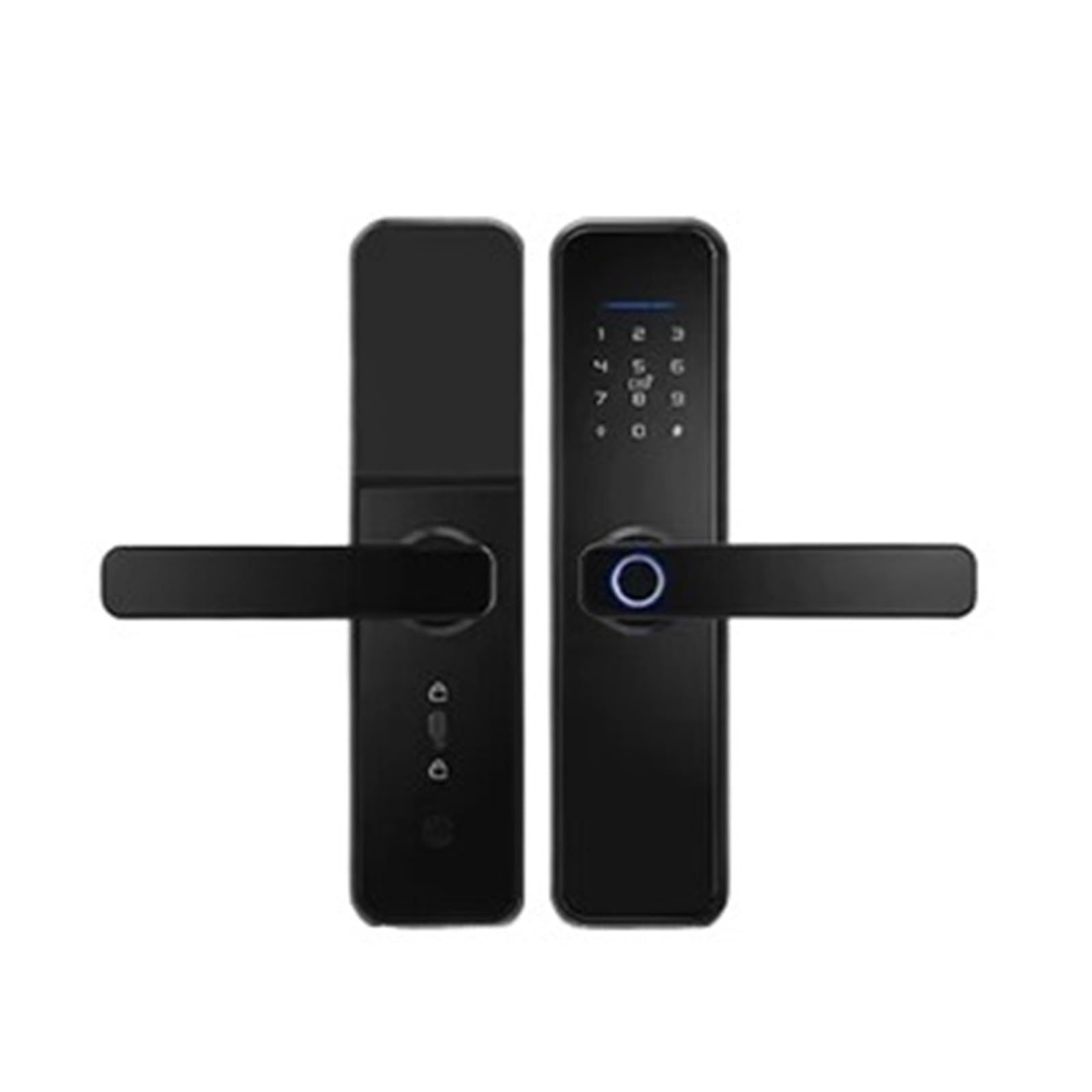 wasserdichte Tuya Biometrische Fingerabdruck-Sicherheit Intelligente Smart WiFi APP Passwort Elektronisches Türschloss Einfache Hohe Sicherheit(60 Latch)