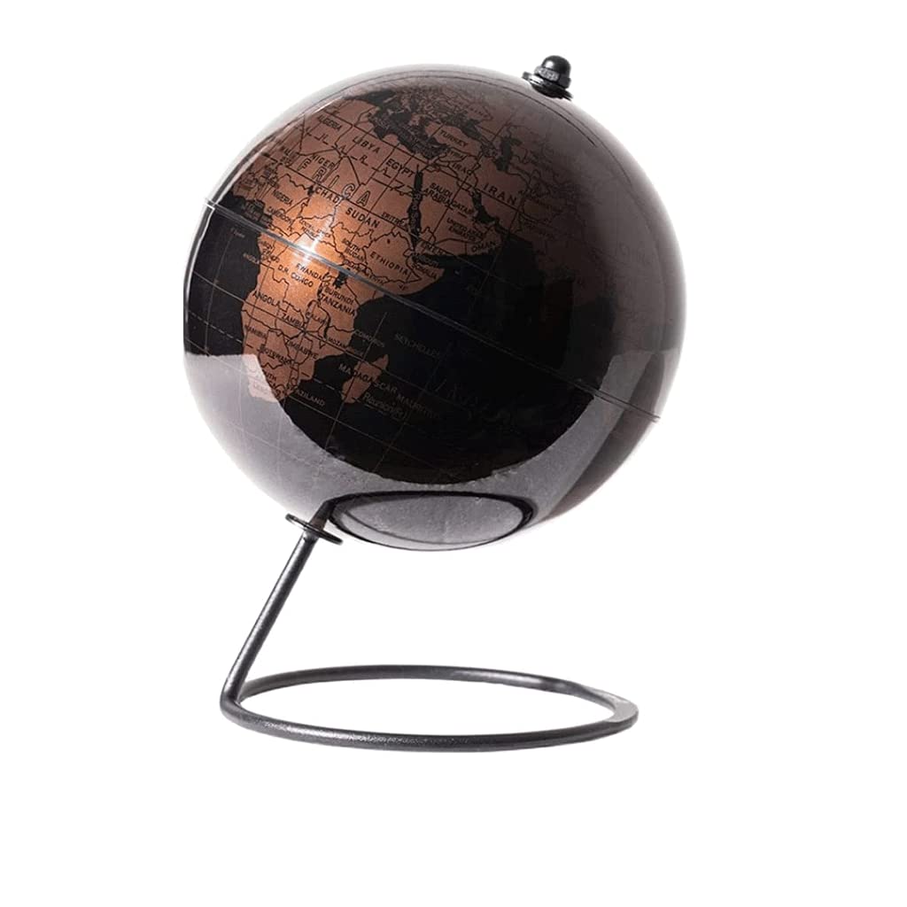 Najbardziej praktyczny globus 5,5 inch magnetische desktop-wereldbol met geverfde metalen standaard Perfecte aardrijkskundebol voor bureau- of klasinrichting Inspirujące prezenty logiczne