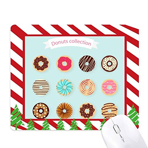 Tapis de souris canne de Noël pour une décoration de bureau festive et chaleureuse
