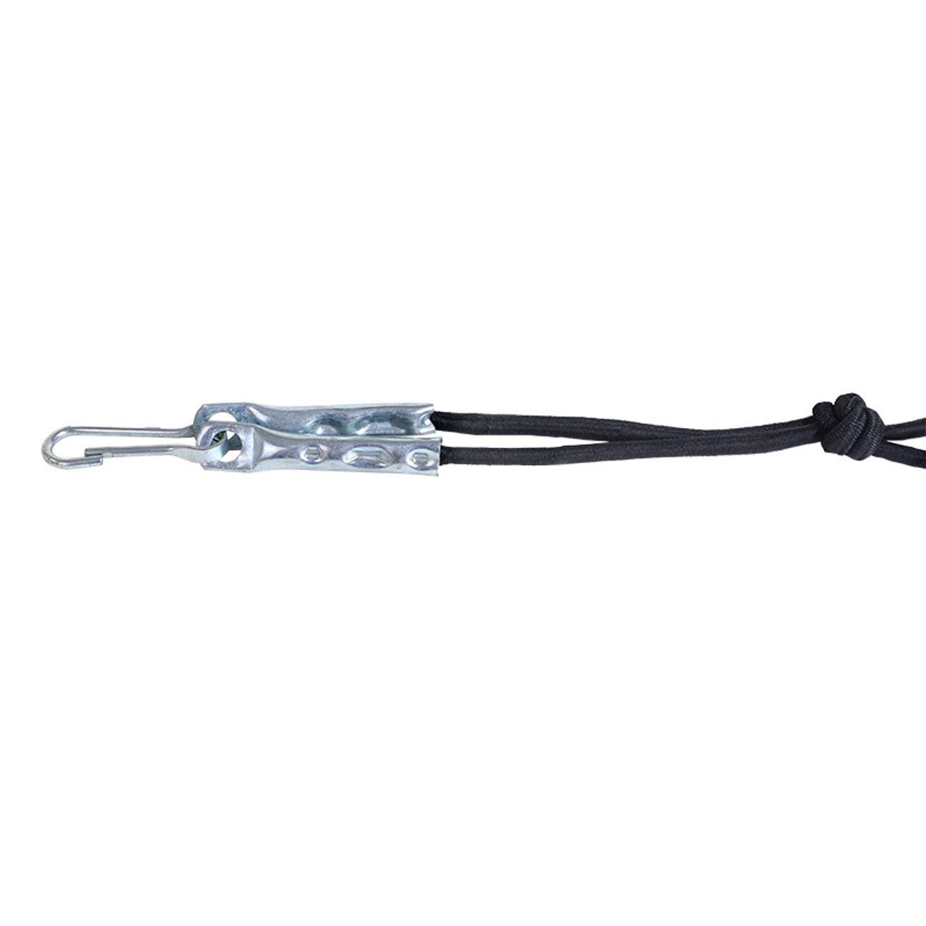 flesta® Anhängernetz 3,5 x 6,4 m I Stabiles Abdecknetz für Anhänger & Pritschen I 3 mm PE, 4,5 cm Maschenweite, verstärkter Rand I Inkl. 6 mm Gummiseil & Metallhaken zur Ladungssicherung