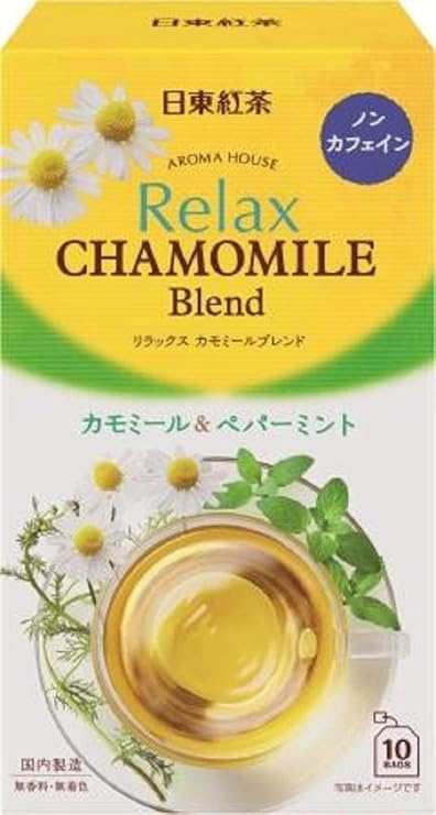 Amazon 日東紅茶 アロマハウス リラックス カモミール 10袋入り 6個 日東紅茶 ハーブティー 通販