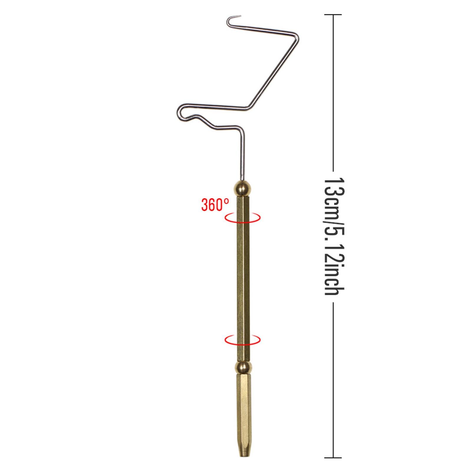 Kit di attrezzi per la pesca a mosca, Kit per la creazione di esche artificiali per la pesca a mosca, Kit di strumenti robusti in metallo per la realizzazione di mosche, Strumenti portatili per legare