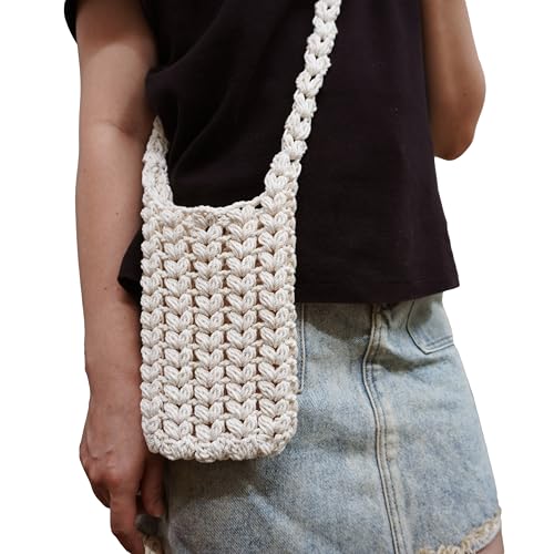 Crochet Mini Bag, Small Crochet Cotton Crossbody Bag For Women, Phone Bag Crossbody4