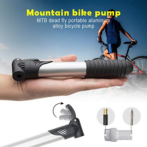 bigbigfamily Bombas para Bicicleta,Inflator portátil da bomba da bicicleta, acessórios do ciclismo d