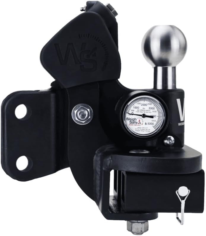 Weigh Safe True Tow Middleweight - Weight Distribution Hitch - Ball Mount Hitch with Anti-Sway Technology - 10" Drop Hitch, 2.5" Shank & 12,500-lb Towing Capacity