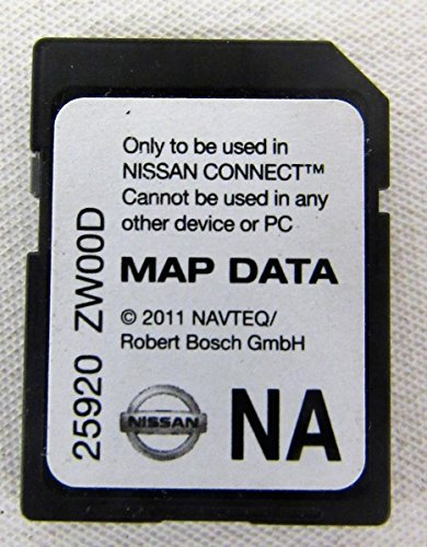 ZW00D 10-11-12-13 NISSAN CONNECT SD CARD , NAVIGATION GPS MAP DATA , NAVTEQ