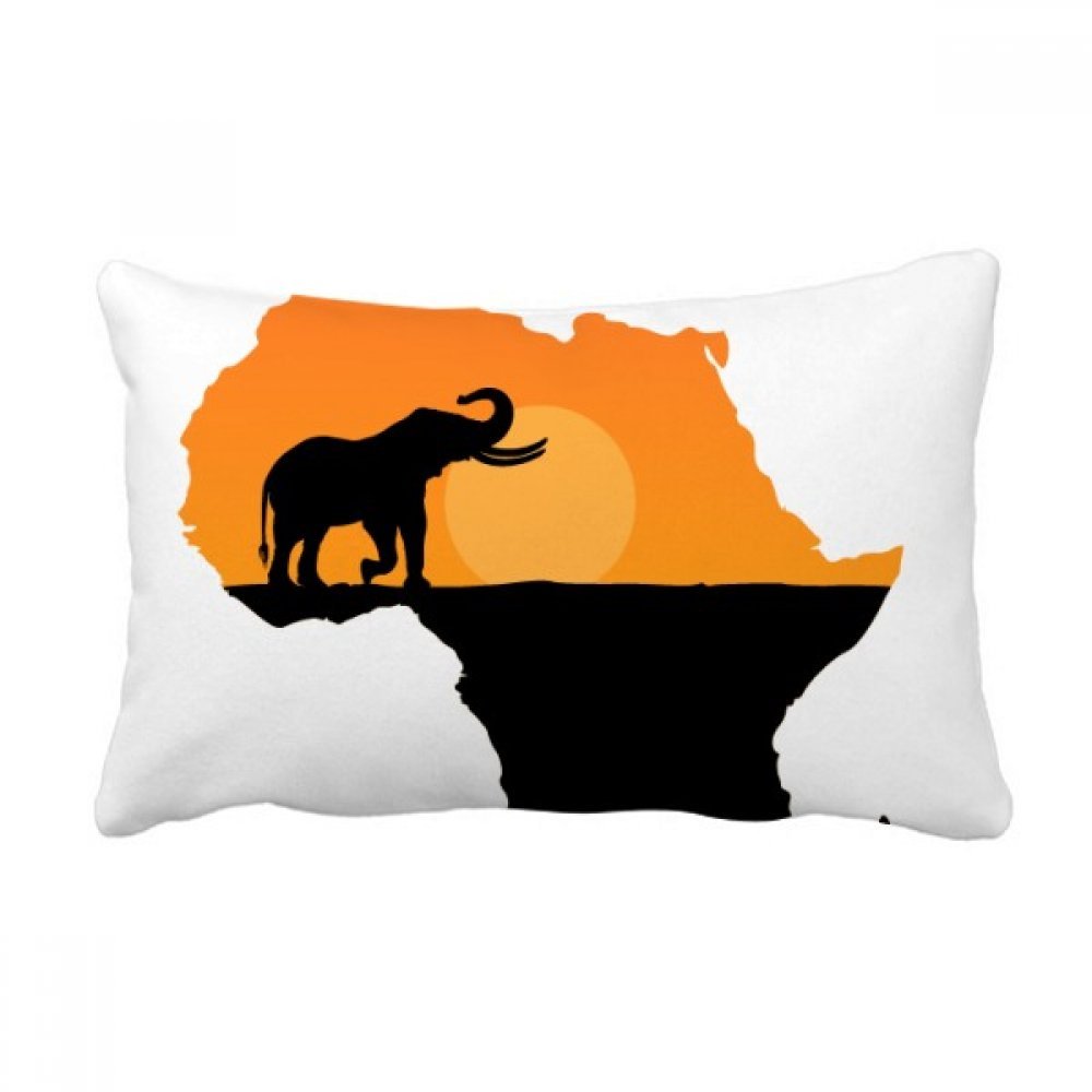 Coussin Afrique éléphant savane cadeau original déco pour amateurs de nature sauvage