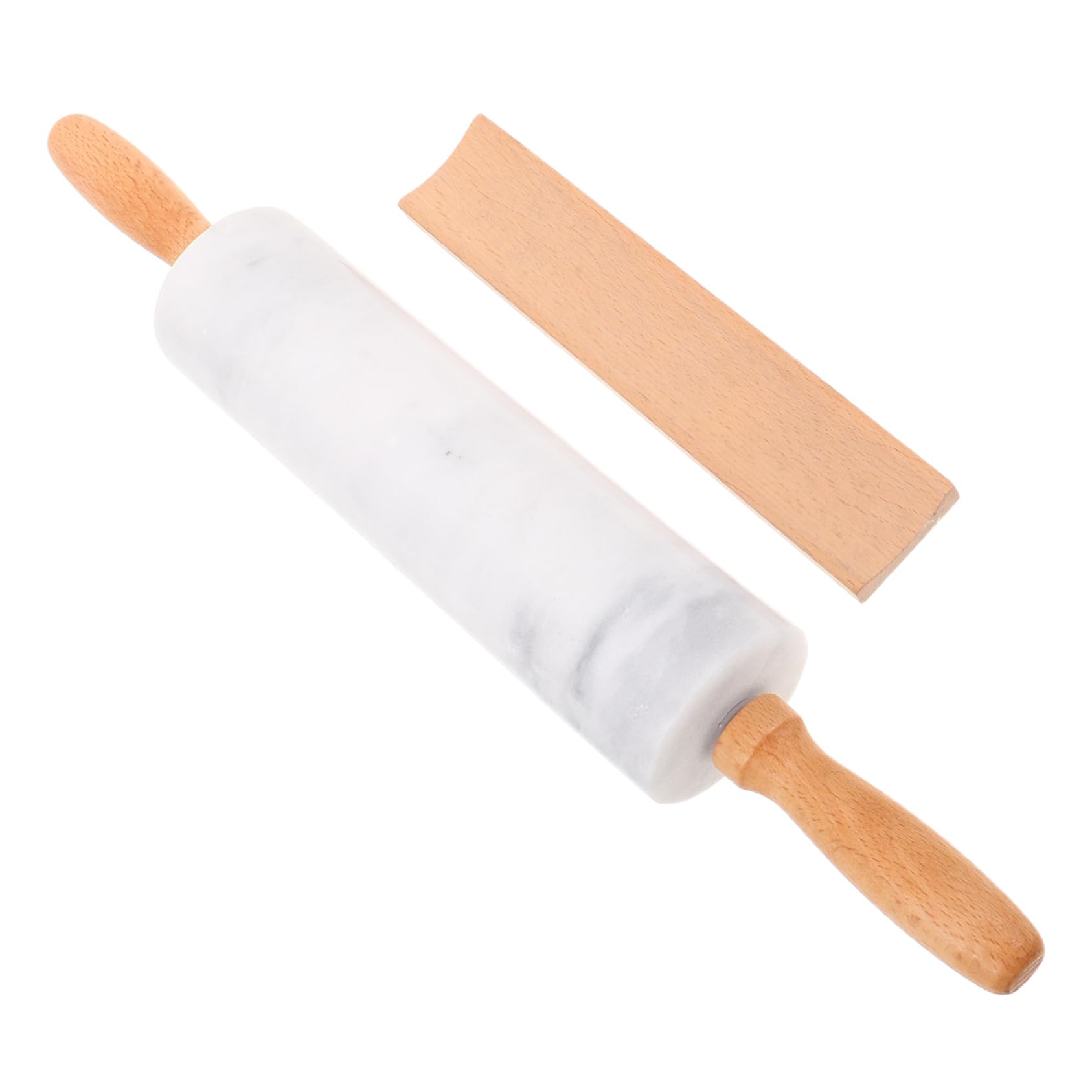 3 Piezas Rodillo de Mármol para Pasta Rodillo Antiadherente Ergonómico para Repostería Cocina y Masa Herramienta Versátil para Pizza Galletas y Fondant para Uso Doméstico y