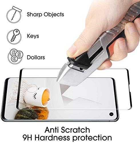 IHXX Galaxy S10 Screen Protector Tempered Glass Include a Camera Lens Protector