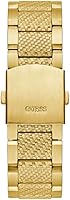 Vista 3 de GUESS Reloj multifunción texturizado dorado y negro, Oro, Classic