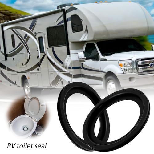 Image of RV Toilet Seal, Flush Ball Seal Kit Replacement Parts 385311658 for Dometic 300 /310 /320, RV Parts with Rubber Gloves