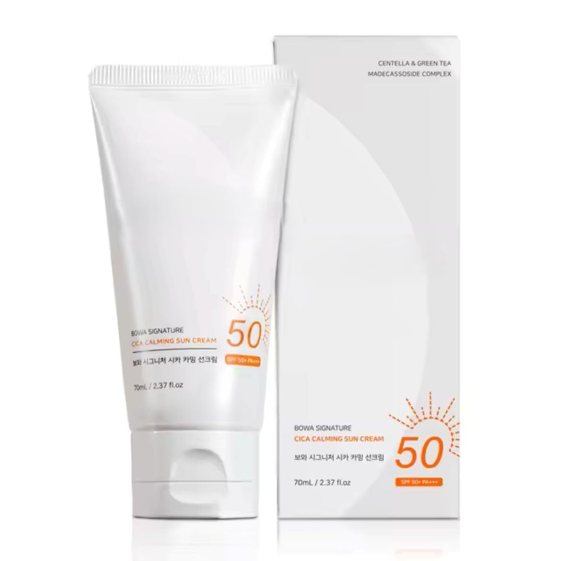 Cica Calming Sun Cream 70ml SPF Hybrid Multi UV Block Sunscreen | Centella Asiatica & Green Tea Extract Face Sunscreen | Lightweight Daily Broad Spectrum UV Protection for All Skin Types-image-24