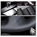 BMQCJPTM Car Leather Hand-Stitched Steering Wheel Cover, for Mercedes Benz C63 AMG W204 CLS-Class CLS C219 W212 C207 E63 R197 SL R230