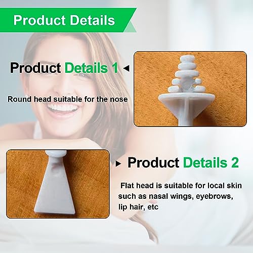 200 Pezzi Applicatori di Cera per Naso, Bastoncini...