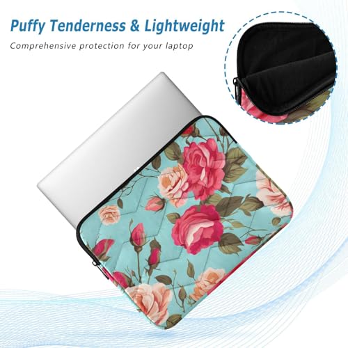 Funda para laptop Peony Rose Blue 13-14 pulgadas miniatura 5