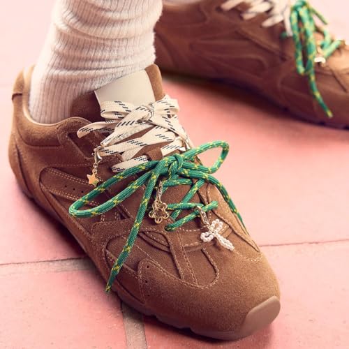 Women’s Lace-Up Sneakers Suede Fashion Sneakers for Women Comfortable Walking Shoes with Memory Foam2