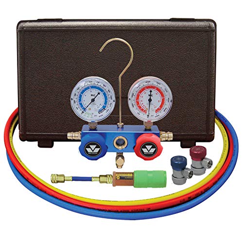 Mastercool 89661-UV Juego de Manómetros Automotriz R134a miniatura 1