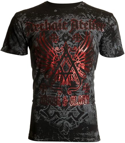Archaic by Affliction Men's T-Shirt Achilles Black - Main Image
