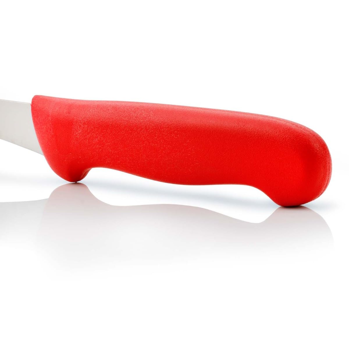 Arcos Cuchillo Deshuesador Curvo Semiflexible - Hoja Acero Inoxidable NITRUM 140 mm - Mango Polipropileno Rojo - Ideal para Desprender Huesos de Carne - Serie 2900