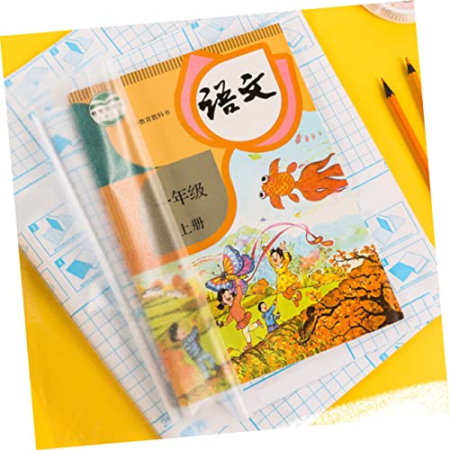 Tofficu Saco De Livro Transparente 16 Peças Capa De Livro Autoadesiva Capa De Livro Protetores De Fo