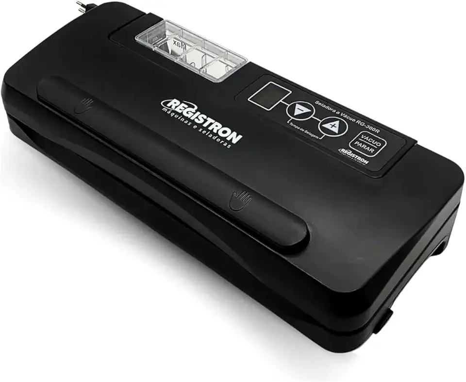 Seladora a Vácuo Comercial RG-300R na cor preta