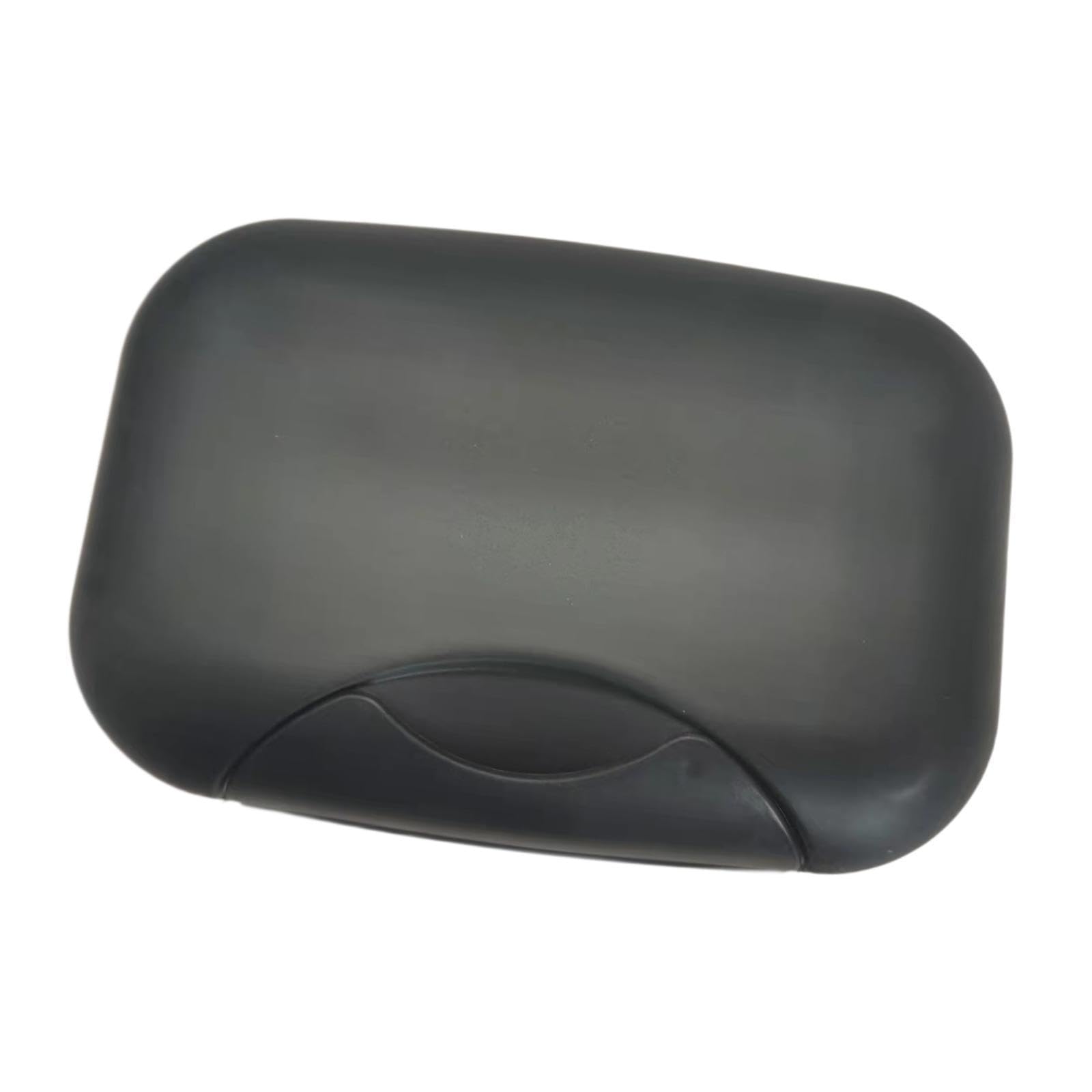 Portable Soap Dish Box Vacation Travel Soap Cases Traveling Camping Soap Dish Black-image-22