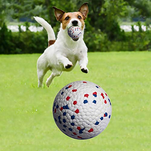 UKCOCO 3 Peças de Borracha de Látex para Cães Bolas de Brinquedos Interativos Brinquedos de Mastigar