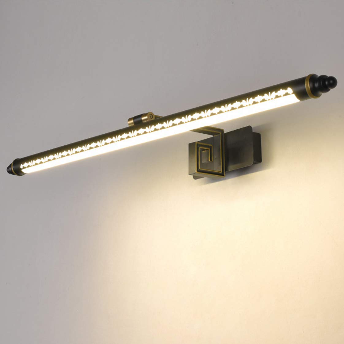 Lumière miroir salle bains, lumière miroir courtoisie LED miroir maquillage avant lumière miroir applique murale éclairage d'armoire non dimmable blanc naturel 4000K