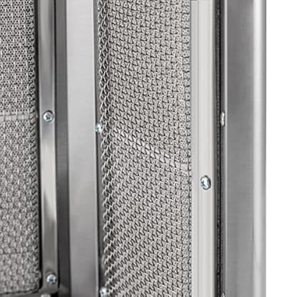 Elektro Grill Vertikalgrill Hähnchengrill Gas Kebap Machine Vertikale Broiler Gaskochmaschine 3000W Elektro Döner Grill Gyrosgrill Tischgrill Döner for Familie, Restaurant und Snackwagen, Schwarz – Bild 8