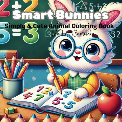 Smart Bunnies: Simple & Cute Animal Coloring Book For Kids Boys & Girls | Preschool Kindegarden Activities | Bunnies Gifts For Todlers & Adults image 2