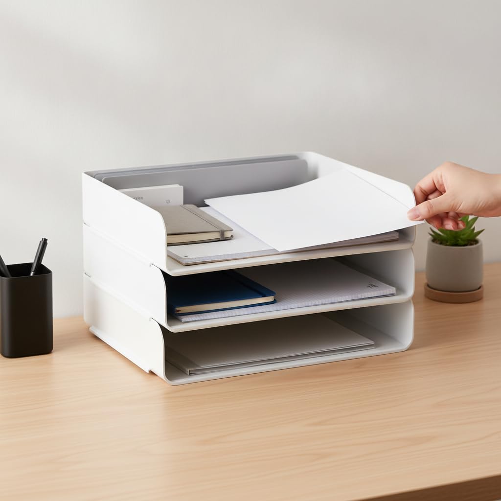Organizer da Scrivania Portadocumenti, 2 strati