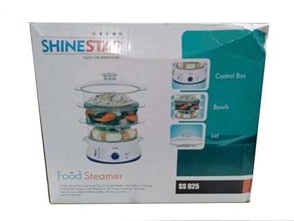 ShineStar 3 Layer Food Steamer SS 925 (White)