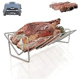 portabrace clear pouch [Supporto a coste in acciaio inox ad alta resistenza] La griglia resiste a temperature fino a 900 °F senza deformarsi, garantendo così stabilità e lunga durata. Che si tratti di forni elettrici, barbecue a gas o barbecue a carbonella, mantiene la sua forma perfetta
