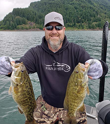 Image of Fishoholic Baseball Fishing Hat ~ 6 Colors & 3 Sizes. Fish Logo on Trucker Snap Back or Flexfit ~ Fishaholic Reg Trademark ~ Great Gift Ocean Saltwater Fly Trout Bass if You Hunt Quad BBQ Tailgate.