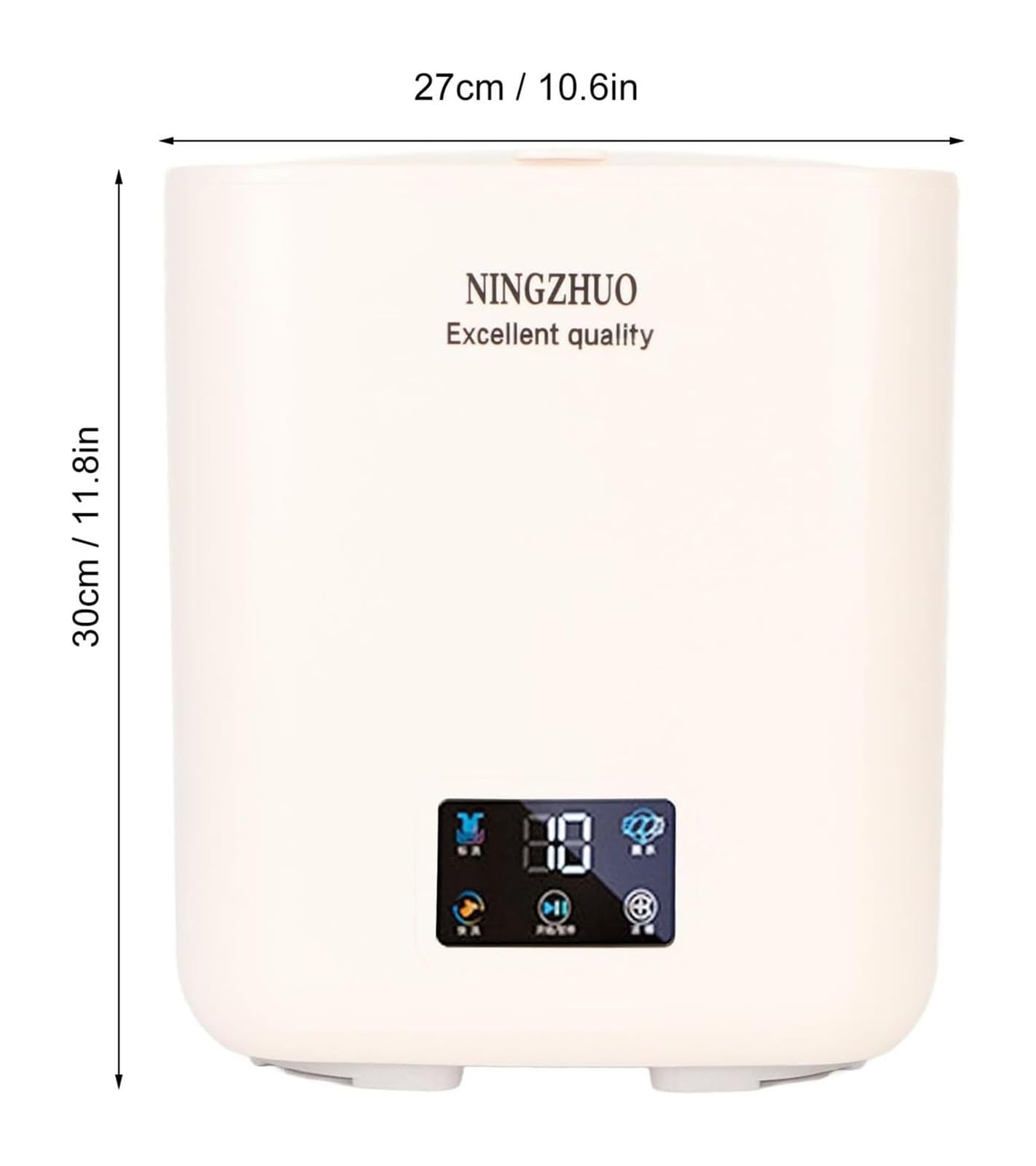 Lavatrice portatile, lavatrice automatica e asciugatrice a centrifuga, 7L lavatrice di piccola capacità ad alta capacità, pulizia in profondità, efficienza energetica e dell’acqua per la biancheria in