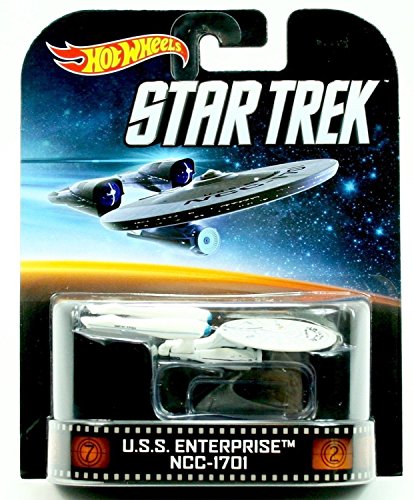 Hot Wheels U.S.S. Enterprise NCC-1701 Star Trek 2013 Retro Series Die Cast Vehicle