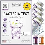 Coliform Bacteria Test Kit for Drinking Water - Easy to Use 48-Hour Water Quality Testing Kit for Home Tap & Well Water | EPA Approved Testing Method | Made in The USA | Incl. E Coli | 4-Pack