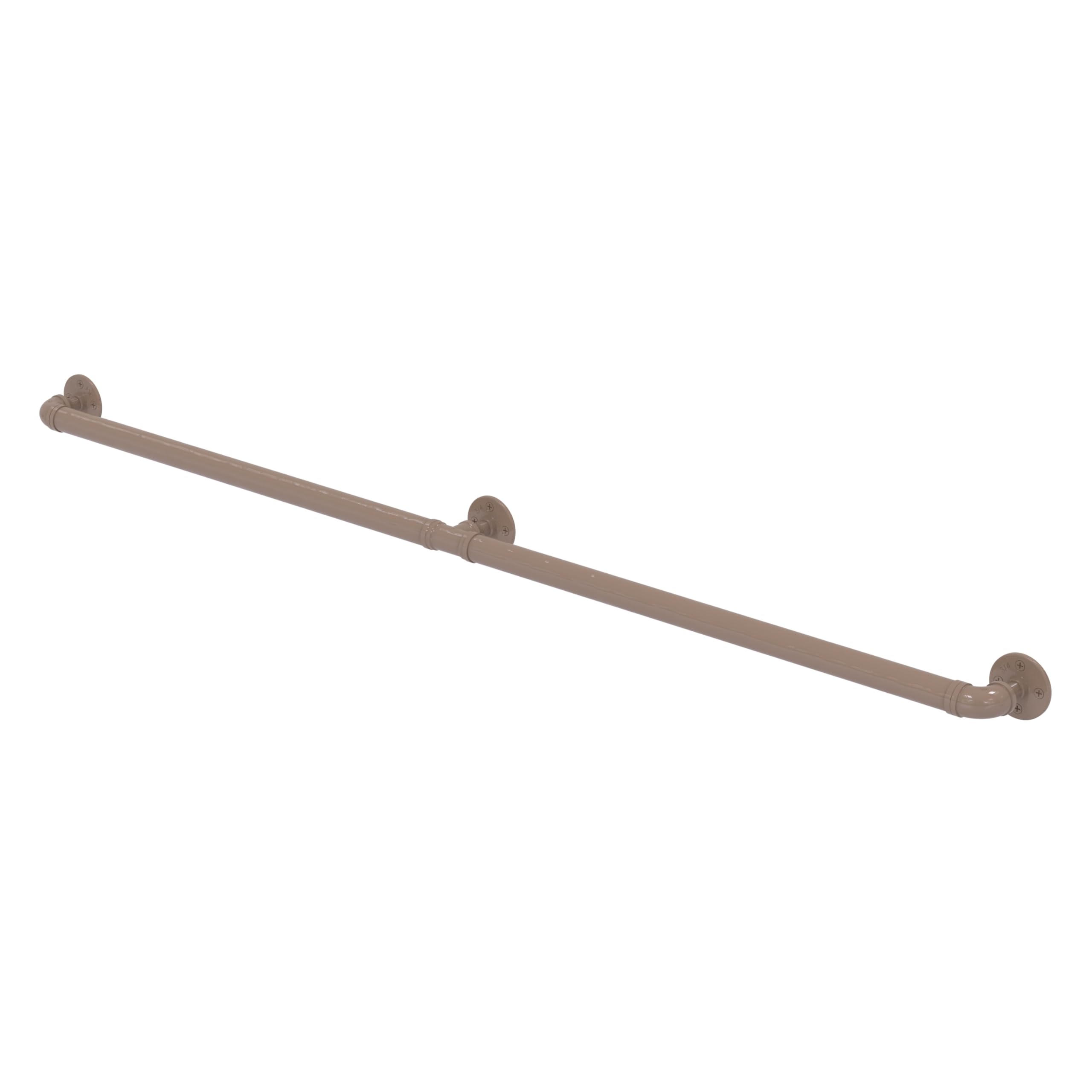 Allied BrassP-730-GB348-SHB Pipeline Extended 3 Post Grab Bar - 48 inch, Shaded Beige