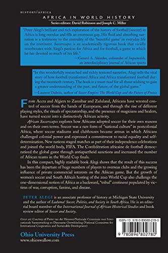 African Soccerscapes: How A Continent Changed The World’s Game (Africa In World History) #TOP1