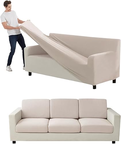 Miniatura 87 de Funda para Sofá de Terciopelo, Fundas Elásticas para Sofá para Funda Principal Separada/Respaldos y Cojines de Asiento, Funda para Sofá, para Fundas