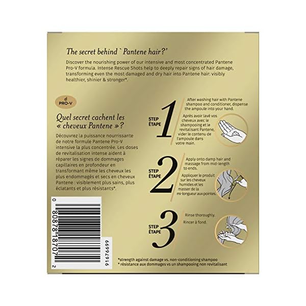 Pantene-Rescue-Shots-Hair-Ampoules-Treatment-Pro-V-Intensive-Repair-of-Damaged-Hair-15-Fl-Oz-Pack-of-3 Pantene Rescue Shots Hair Ampoules Treatment, Pro-V Intensive Repair of Damaged Hair, 1.5 Fl Oz (Pack of 3)