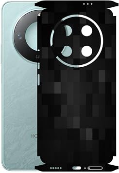 Honor Magic 7 Lite ile Uyumlu 360 Arka Kaplama Pixel Desenli Siyah