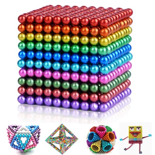 Creative Assembly Toy for Kids - Rainbow Color - Jigsaw Desk Puzzles Toys for Adults ([3mm]+[999pcs])