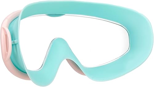 Miniatura 5 de TecHong Gafas de natación para niños  HD marco grande antivaho impermeable gafas de piscina con tapones para los oídos para niños y adolescentes de