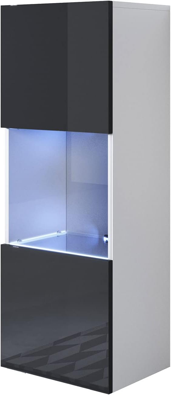 MB Muebles Bonitos | Zwevende TV Meubel | Hangend TV Meubel | Eiken kleur | Breedte 120 x Hoogte 30 x Diepte 40 cm | 1 Deur 2 vakken | Modern woonkamer meubel | Model Aitana M1