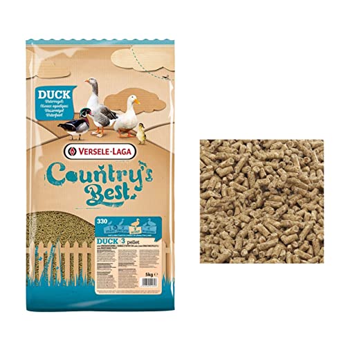 FINCA CASAREJO - Pienso de Mantenimiento para Anátidas - Duck 3 - Alimentación Completa para Gansos, Cisnes y Patos - Saco de 5 Kg - Versele Laga