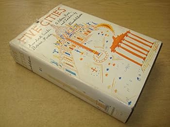 Hardcover Five cities;: An art guide to Athens, Rome, Florence, Paris, London Book